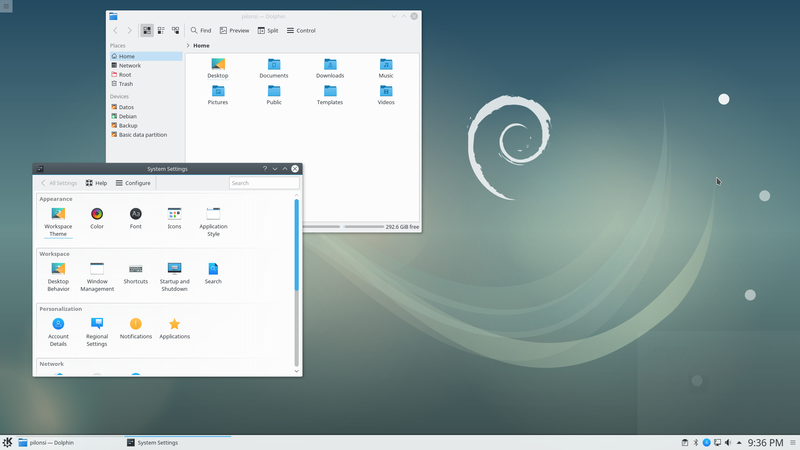 Что такое debian kde